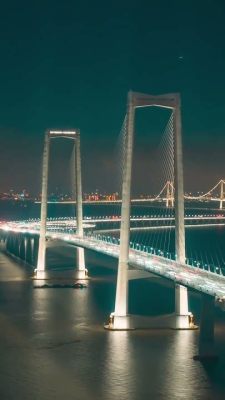 Zhongshan Bridge A Monumental Gateway and Breathtaking Nighttime Spectacle!